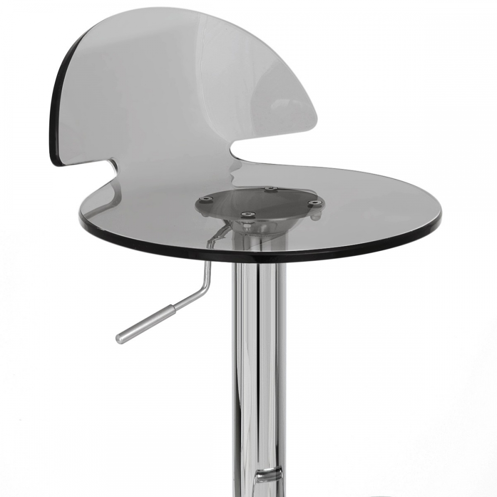 Chaise de Bar Plastique Chrome  Comet  Monde Du Tabouret