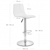 Chaise de Bar Plastique Chrome - Odyssey 