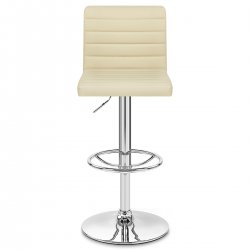 Chaise de Bar Faux Cuir Chrome - Mint