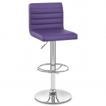 Chaise de Bar Faux Cuir Chrome - Mint