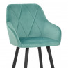 Tabouret de Bar Velours - Lanson Vert