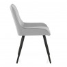 Chaise Velours - Mustang Gris