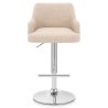 Tabouret Faux Cuir Tissu - Dylan