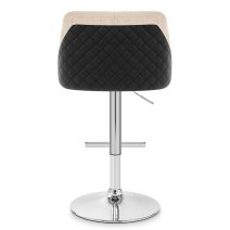 Tabouret Faux Cuir Tissu - Dylan