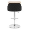 Tabouret Faux Cuir Tissu - Dylan