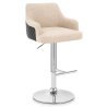 Tabouret Faux Cuir Tissu - Dylan