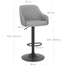 Tabouret Faux Cuir - Perth