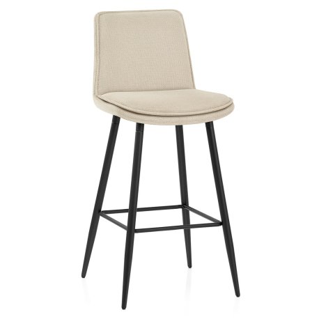 Tabouret de Bar Tissu - Abi