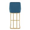 Tabouret de Bar Velours - Paget