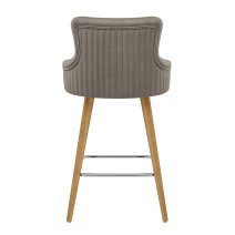 Tabouret Faux Cuir Bois - Diablo