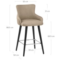 Tabouret Faux Cuir - Diablo