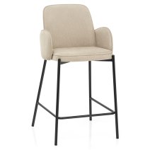 Tabouret de bar Tissu - Jarvis