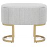 Tabouret Champagne Tissu - Duet