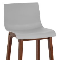 Tabouret de Bar Résine Bois - Drift Noyer