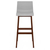 Tabouret de Bar Résine Bois - Drift Noyer