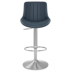 Tabouret Cuir Véritable -...