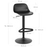 Tabouret de Bar - Nero