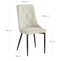 Chaise Tissu - Phoebe