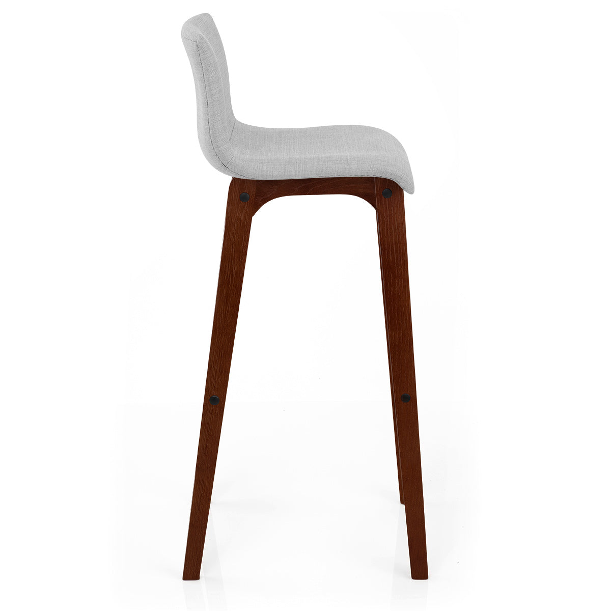 Tabouret de Bar Tissu - Drift Gris Clair