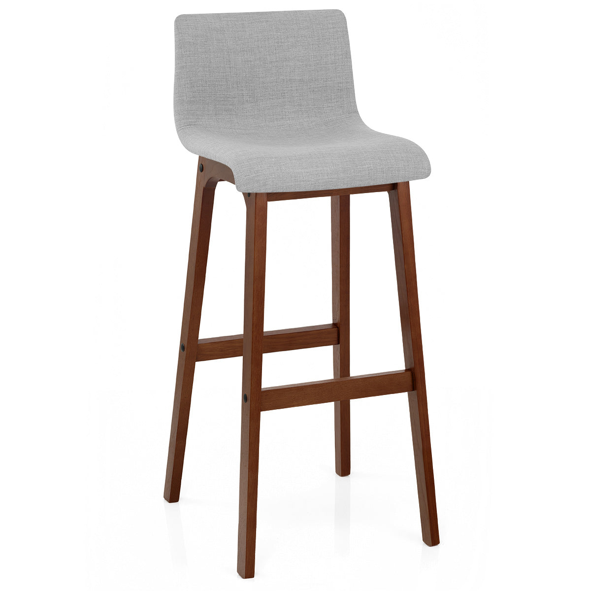 Tabouret de Bar Tissu - Drift Gris Clair