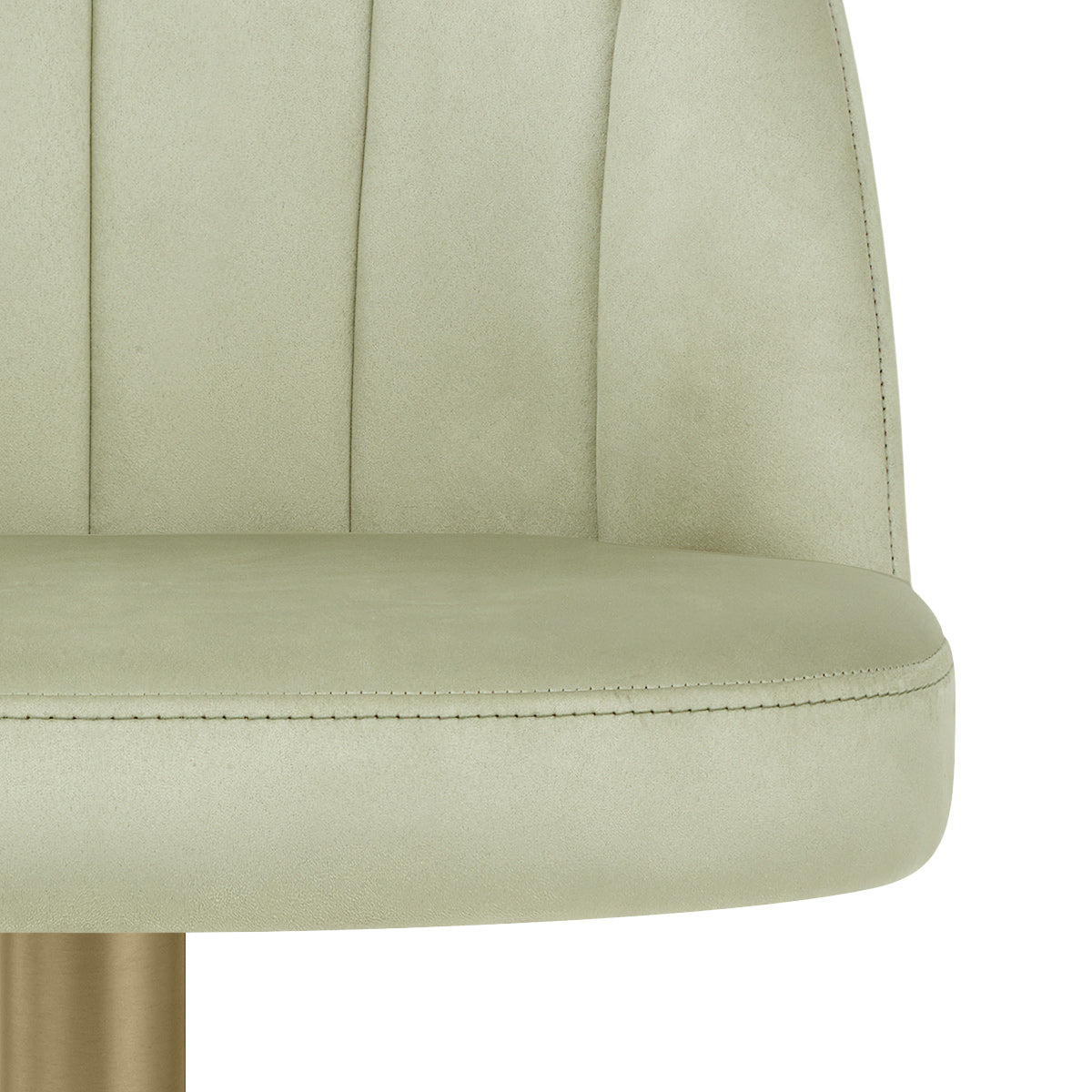 Chaise de Bar Velours - Nicola Vert