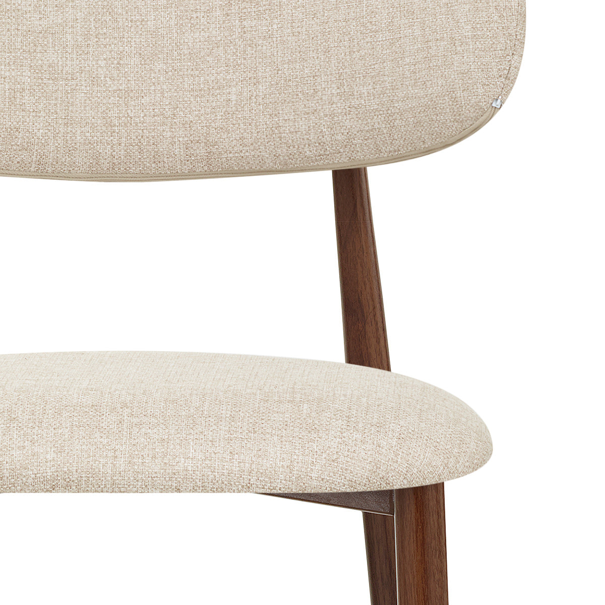 Tabouret de Bar Tissu - Harrow Crème