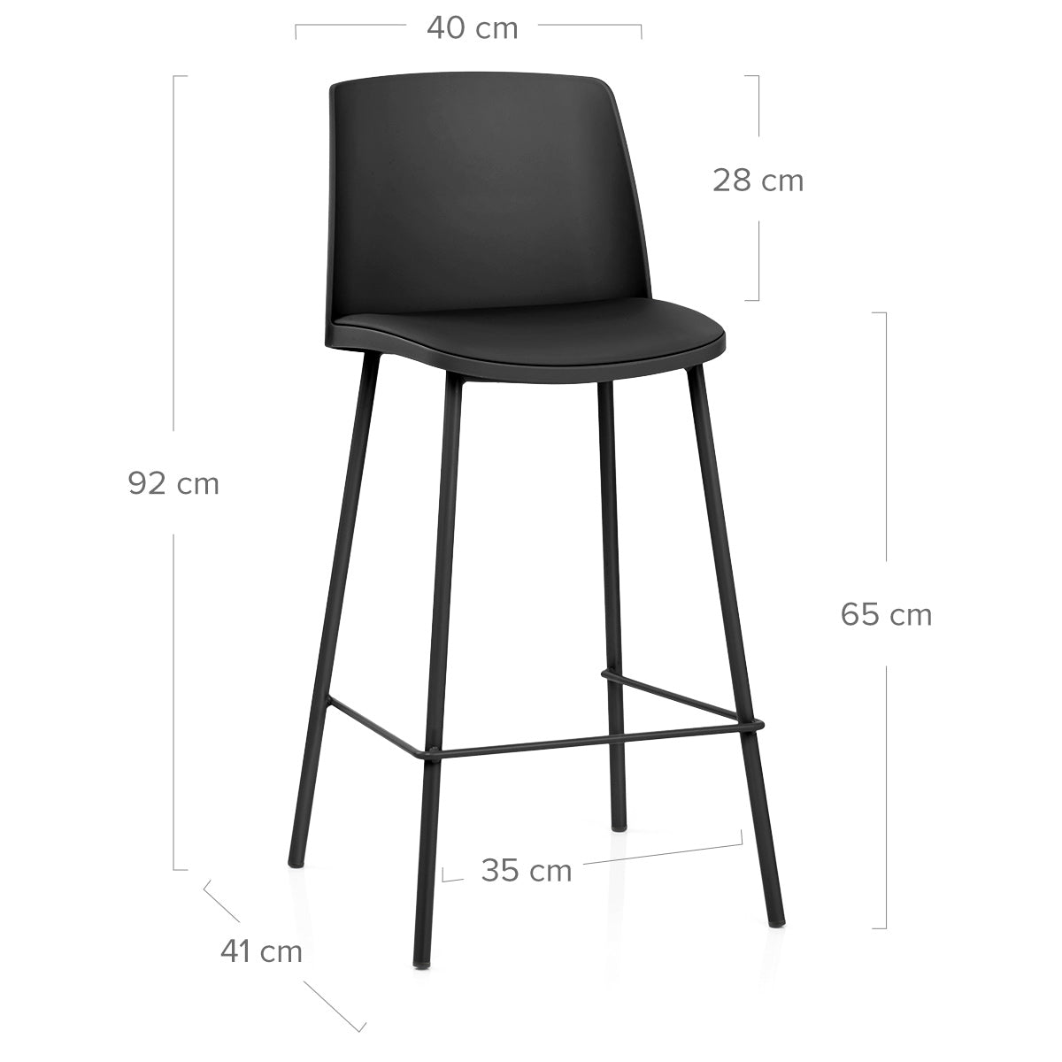 Tabouret de Bar - Cosmo Noir