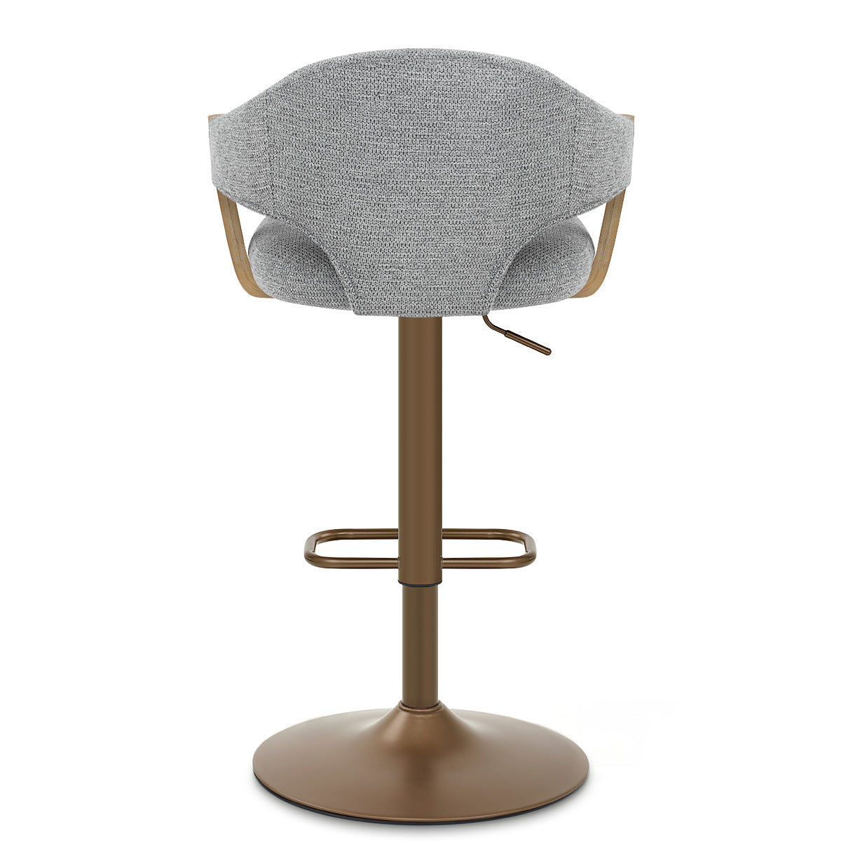 Tabouret de Bar Cuivre Tissu - Arco Gris