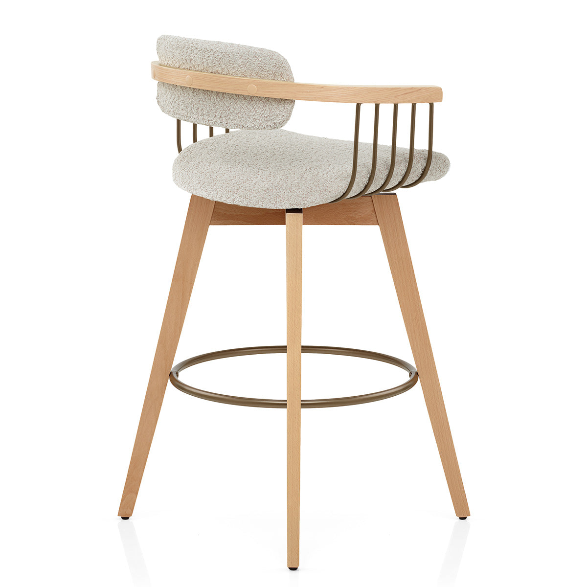 Tabouret de Bar Boucle - Electra Crème