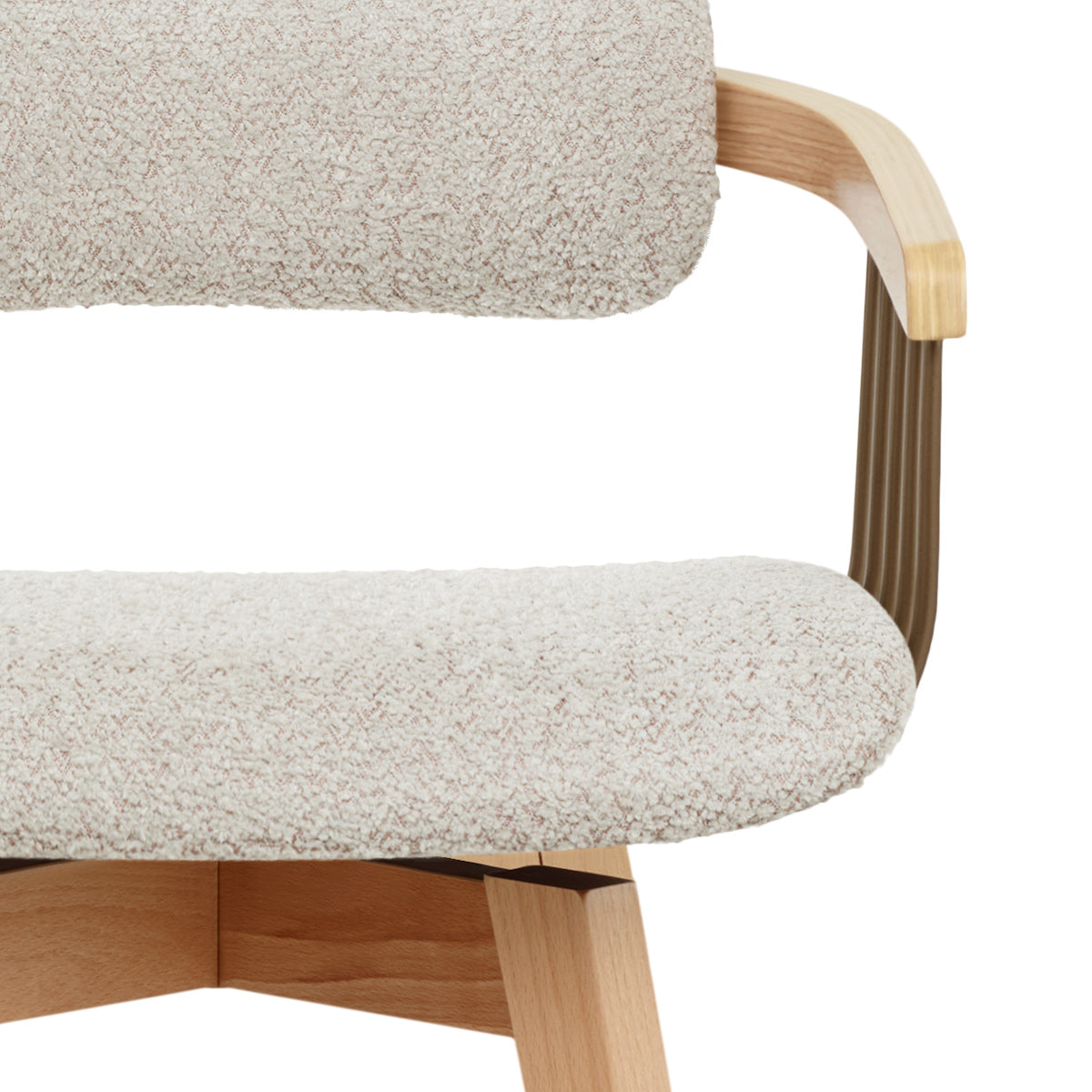 Tabouret de Bar Boucle - Electra Crème