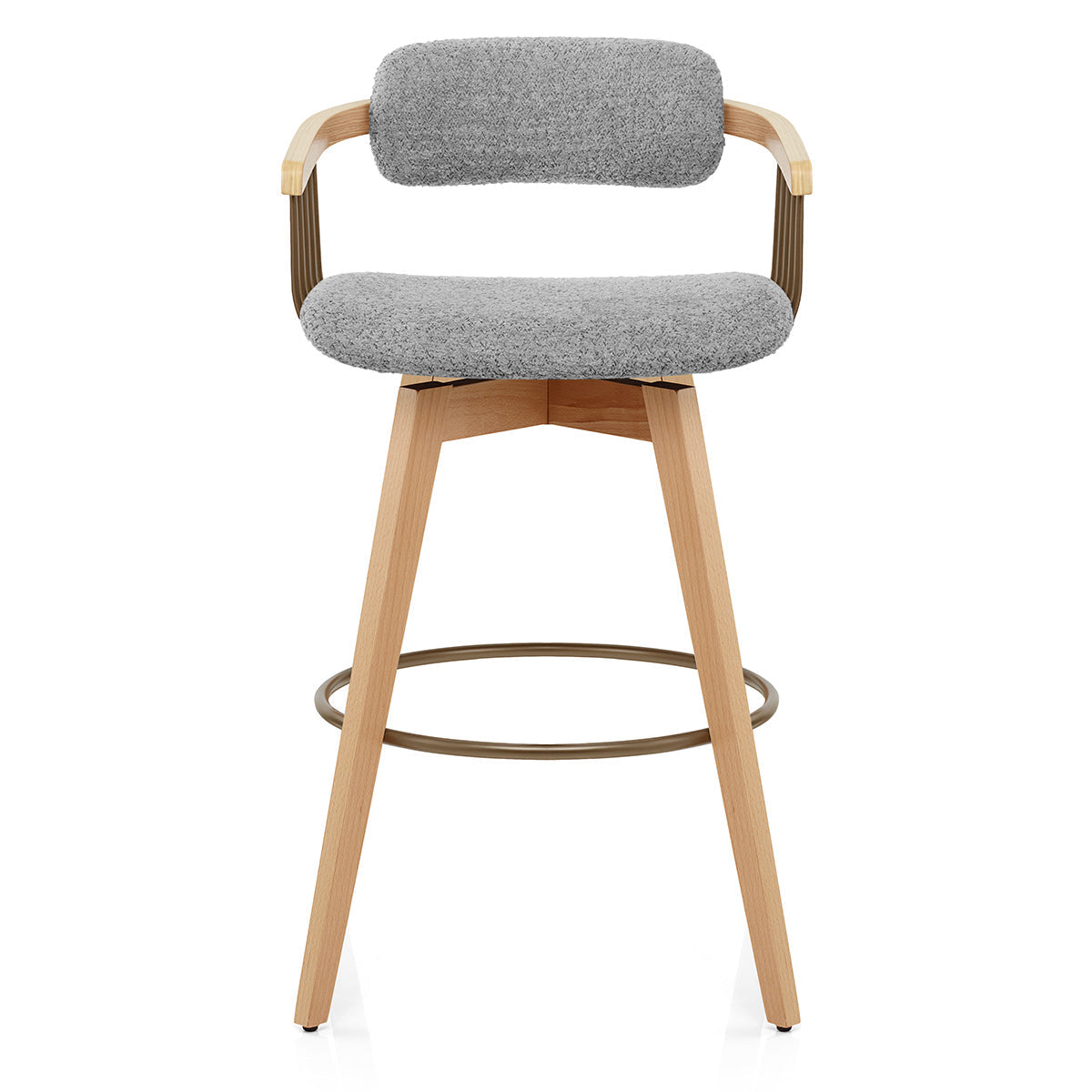 Tabouret de Bar Boucle - Electra Gris Clair