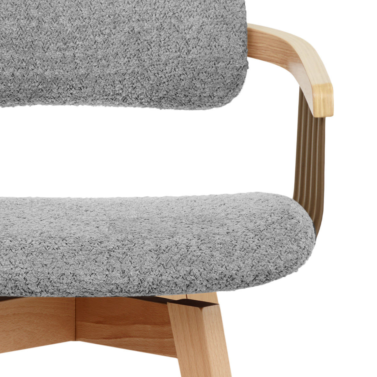 Tabouret de Bar Boucle - Electra Gris Clair