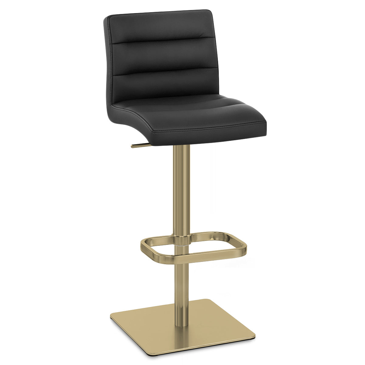 Lush Gold Stool Black
