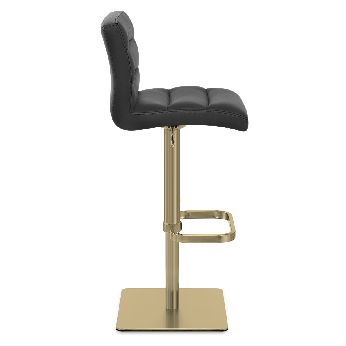 Lush Gold Stool Black