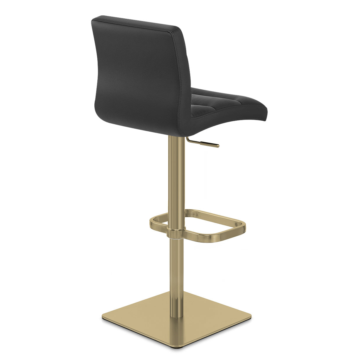 Lush Gold Stool Black