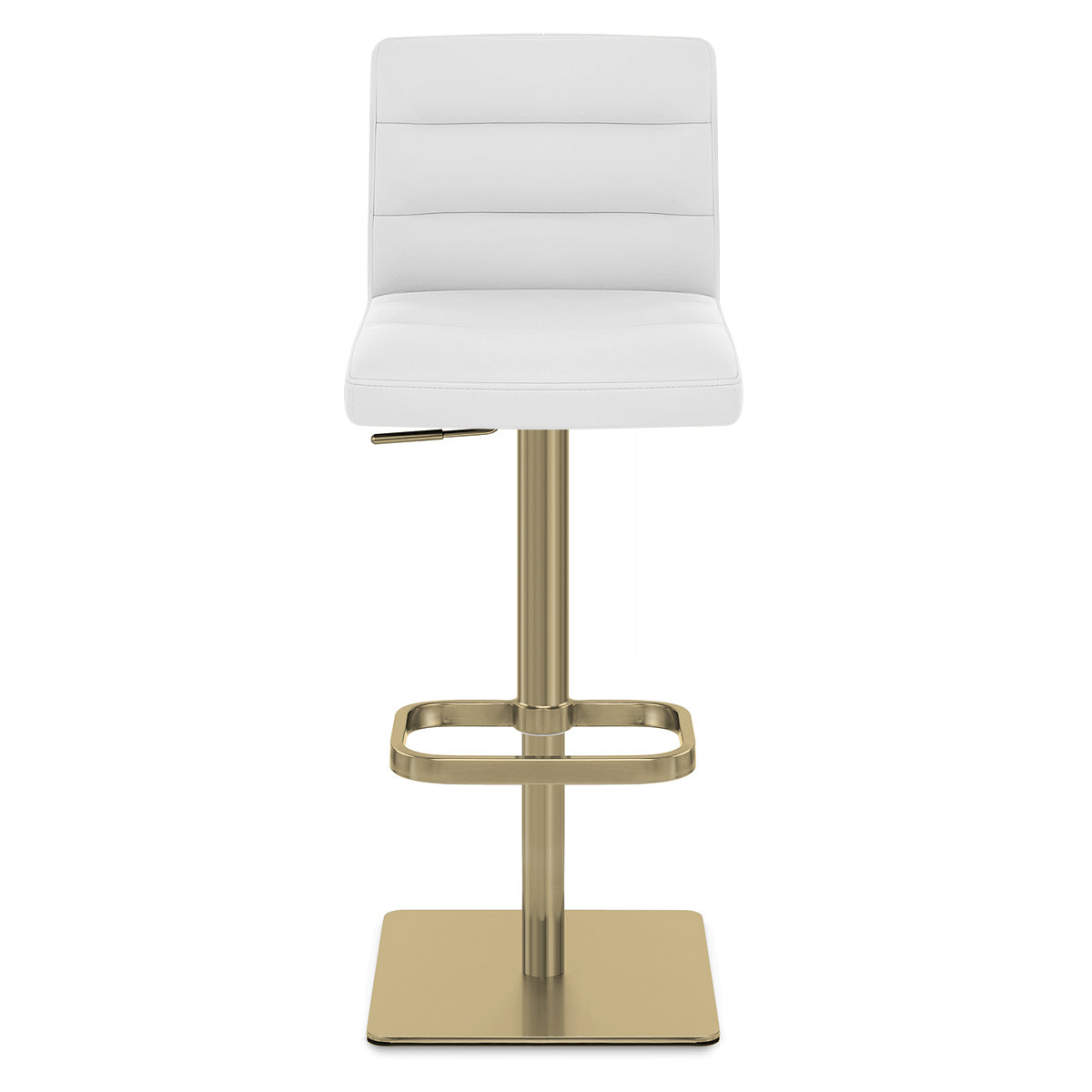 Lush Gold Stool White
