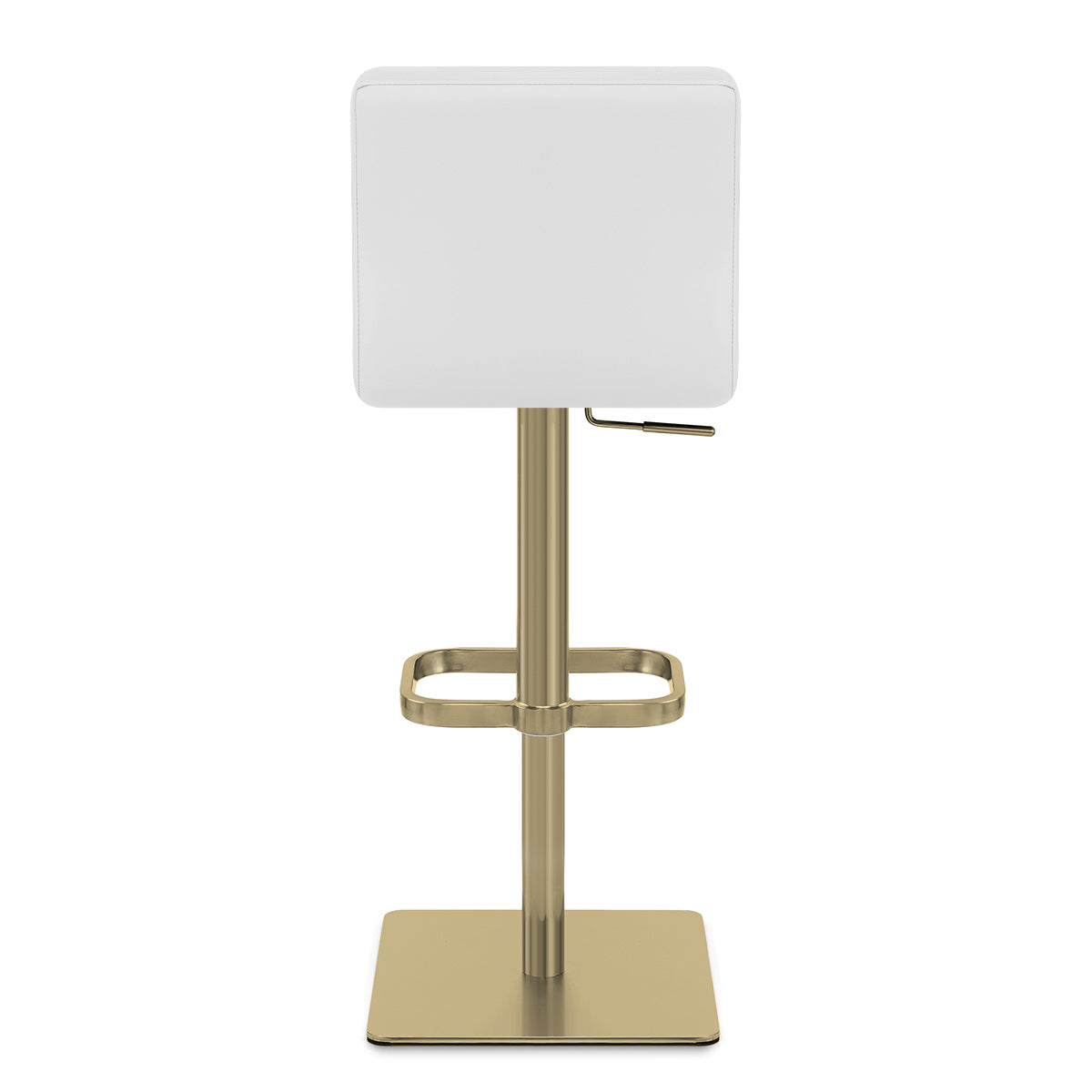 Lush Gold Stool White