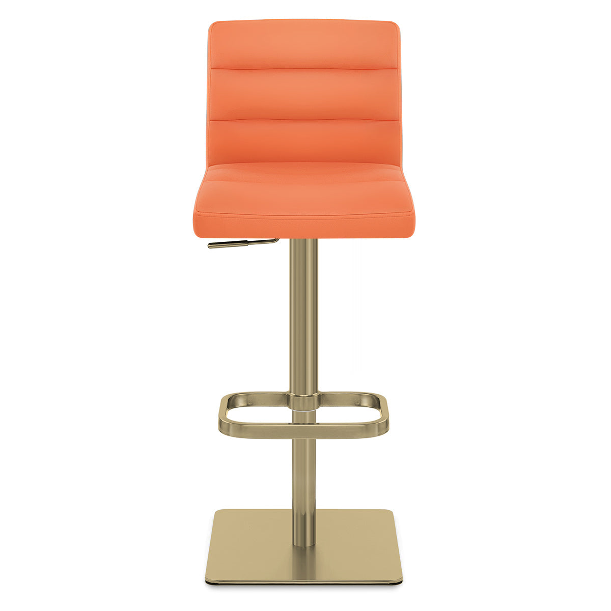 Lush Gold Stool Orange