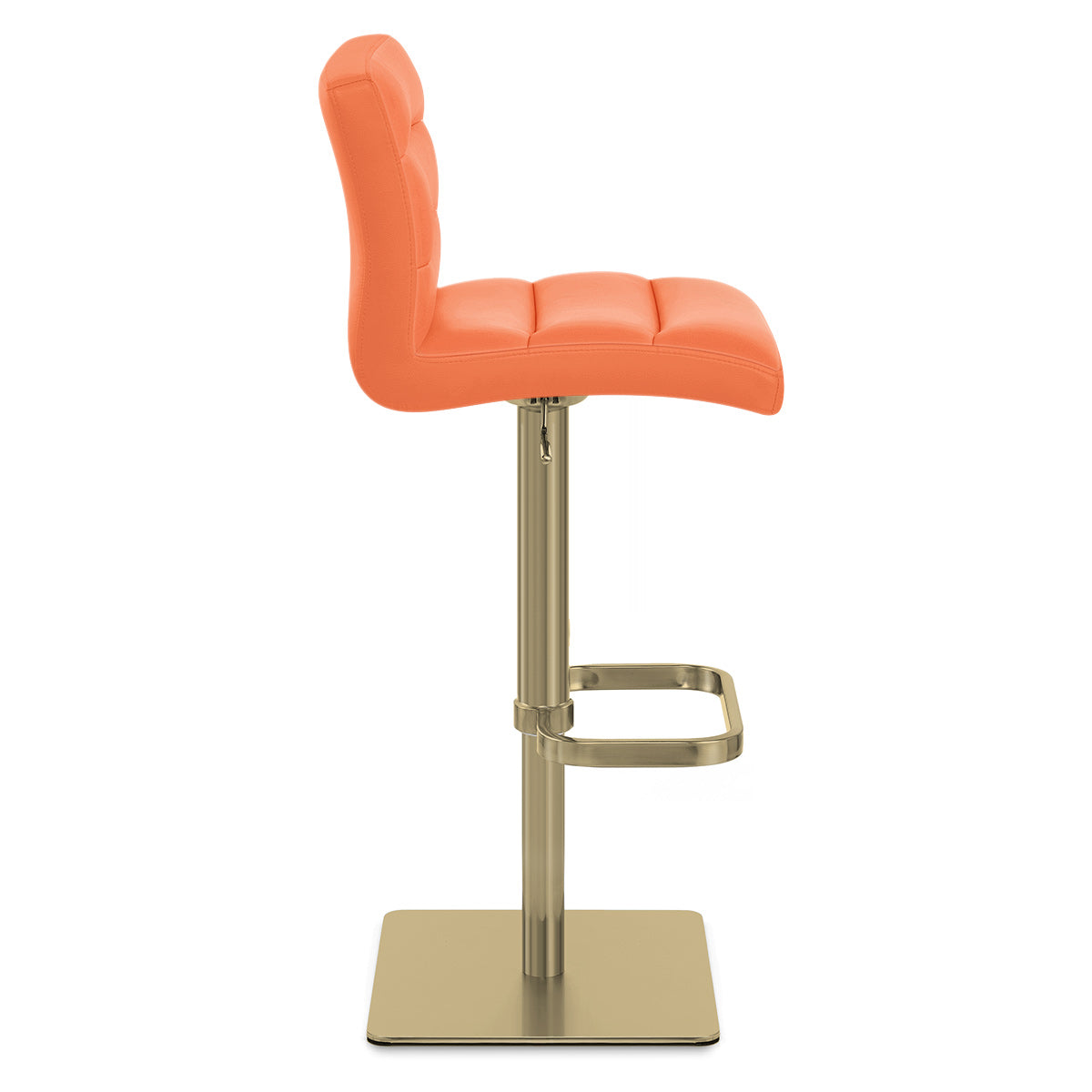 Lush Gold Stool Orange
