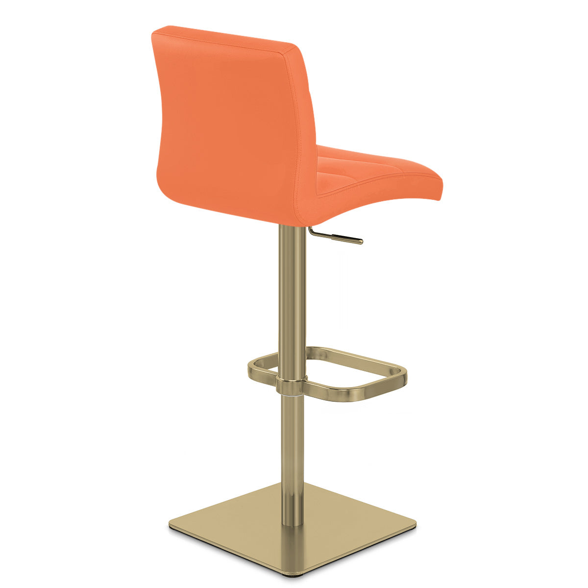 Lush Gold Stool Orange