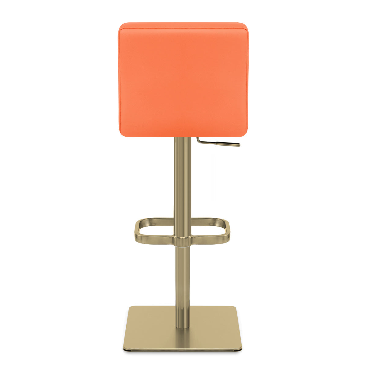 Lush Gold Stool Orange