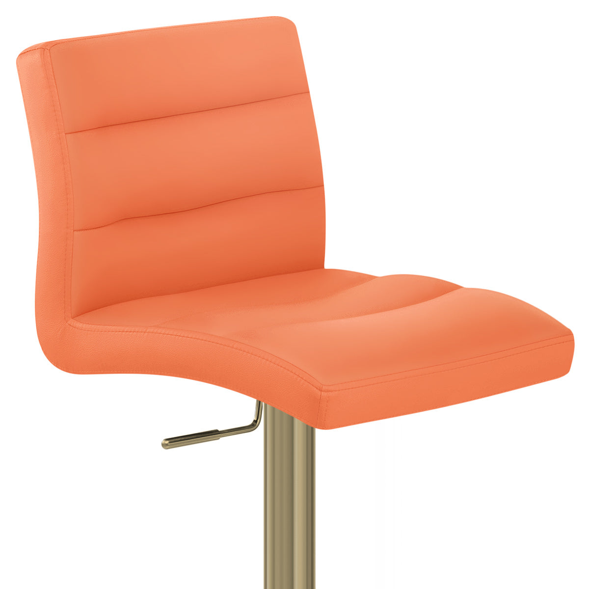 Lush Gold Stool Orange