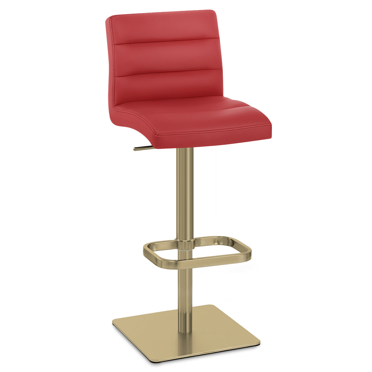 Lush Gold Stool Red