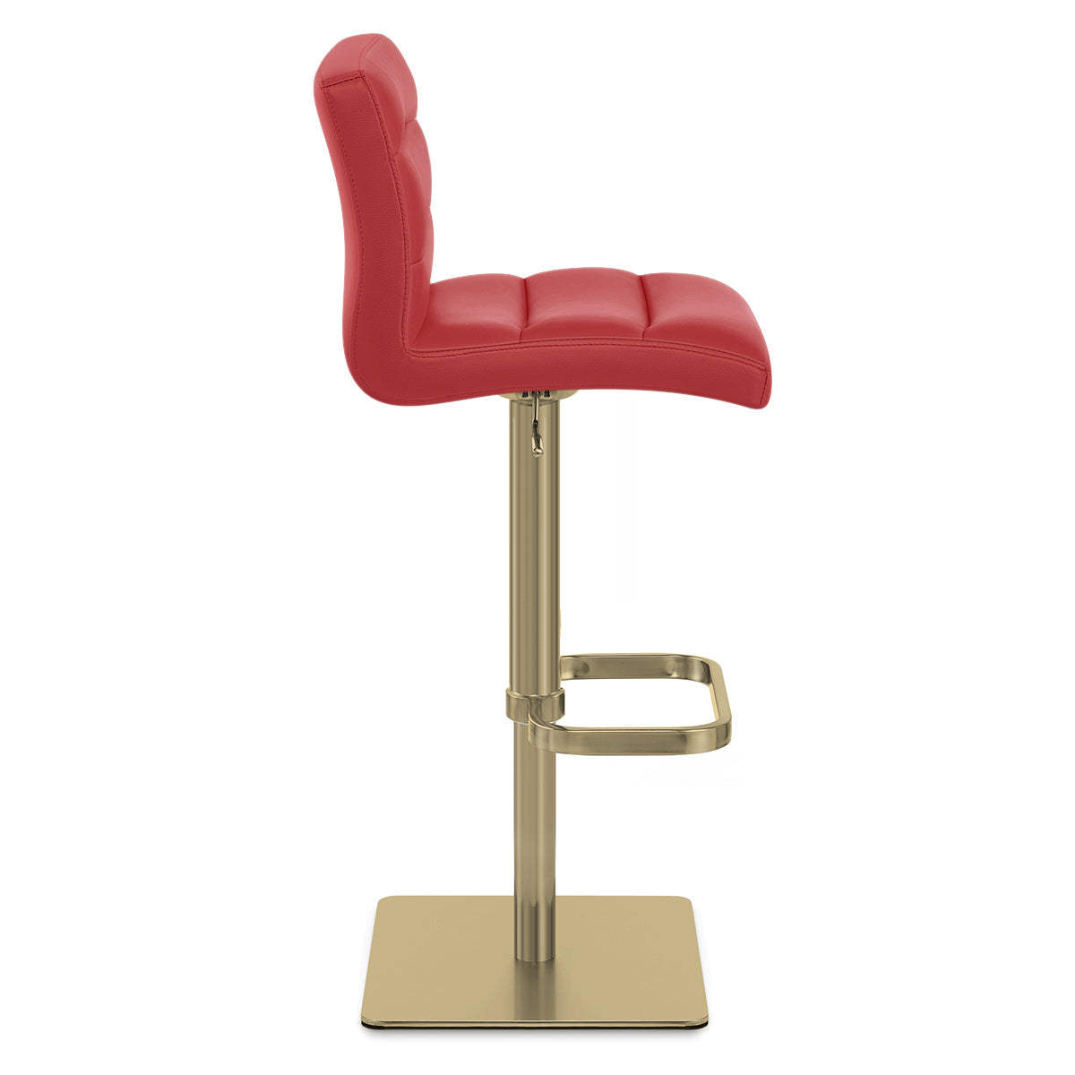 Lush Gold Stool Red