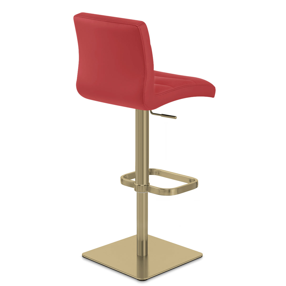 Lush Gold Stool Red