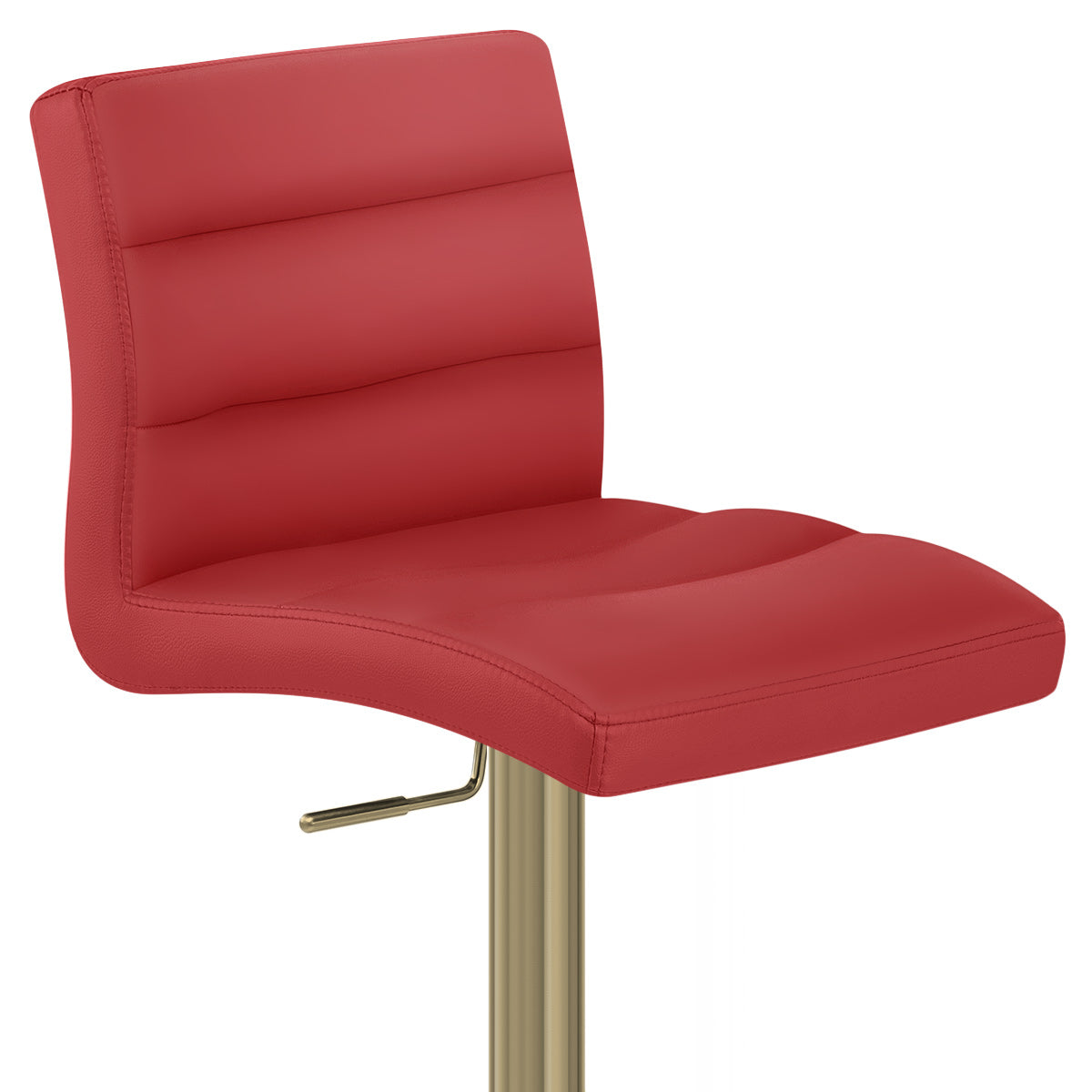 Lush Gold Stool Red