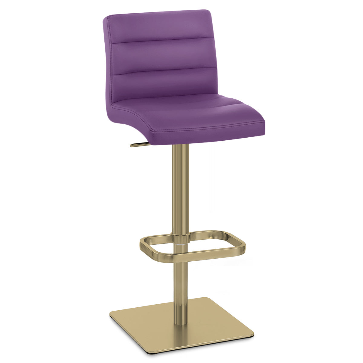 Lush Gold Stool Purple