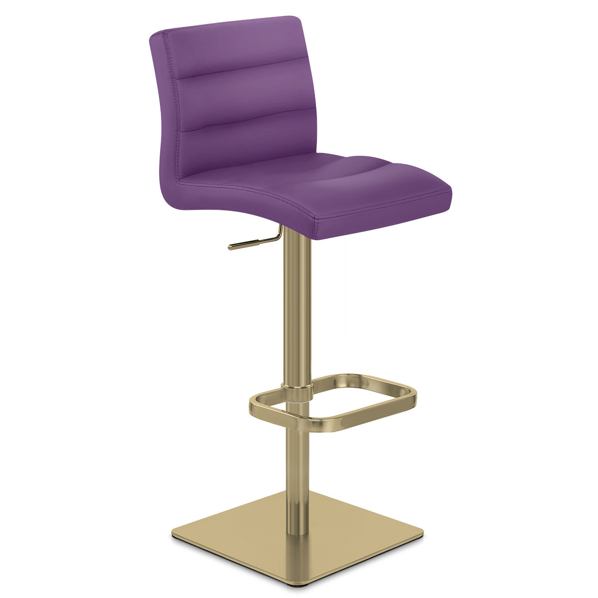 Lush Gold Stool Purple