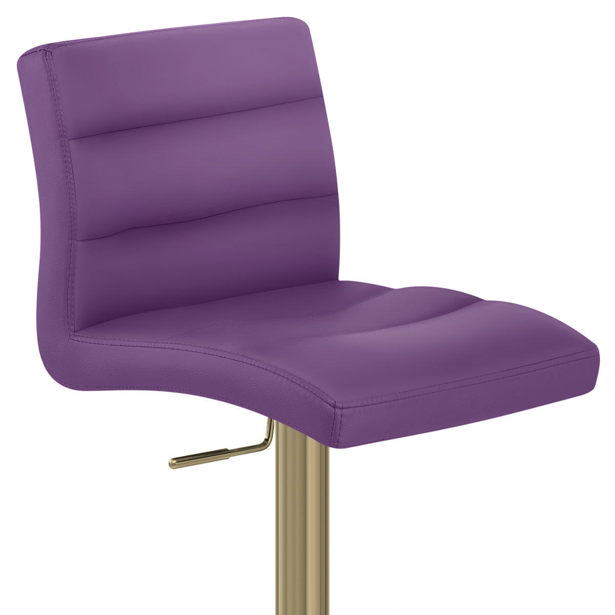 Lush Gold Stool Purple