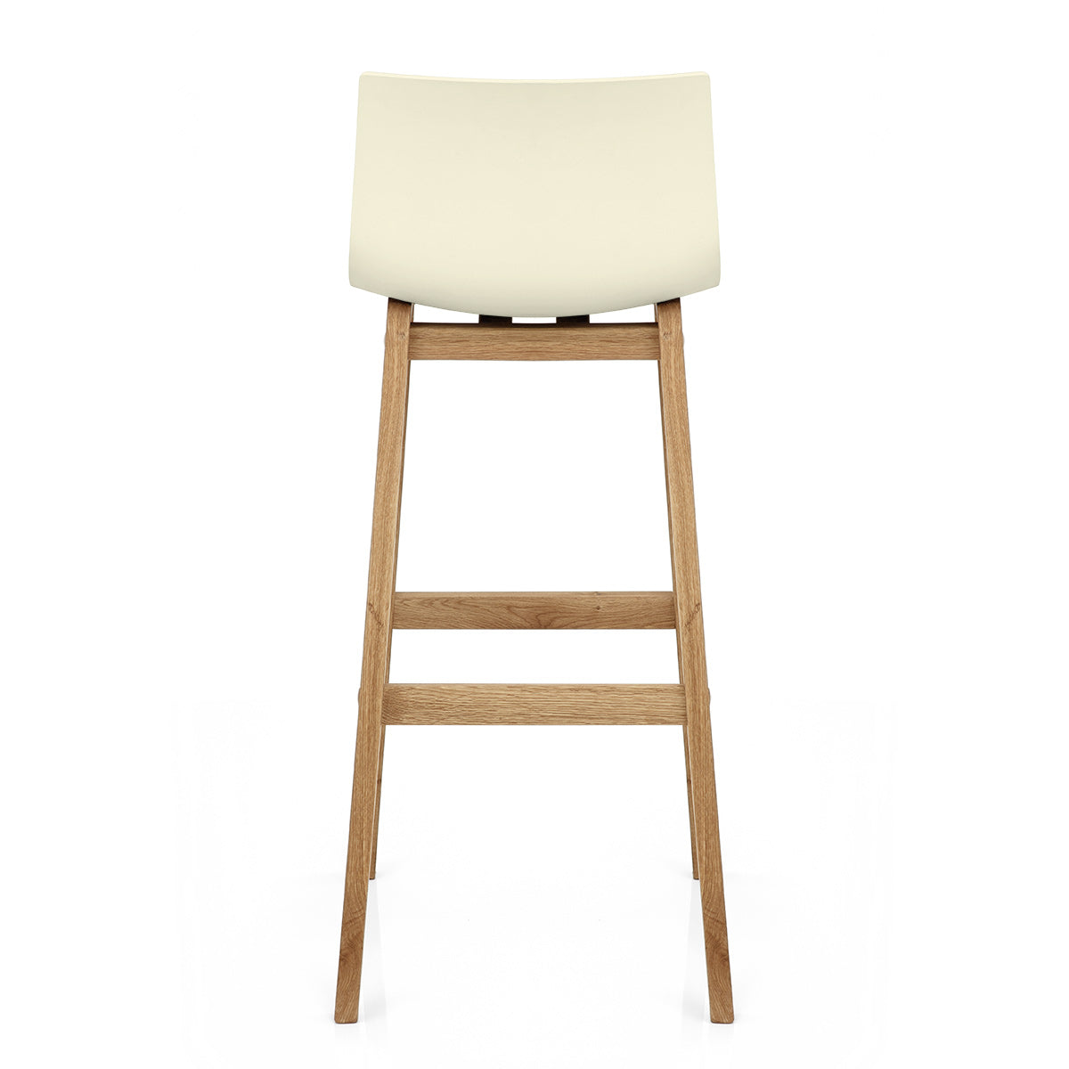 High Drift Oak & Cream Bar Stool